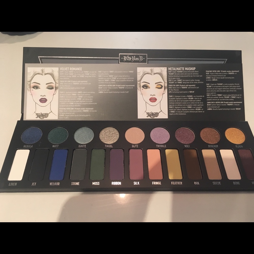 Kat Von D Limited Edition Metal Matte palette